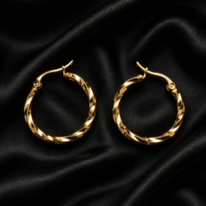 Aurora Twist Hoops