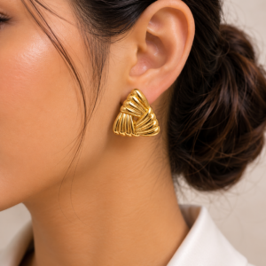 Trielle Gold Studs